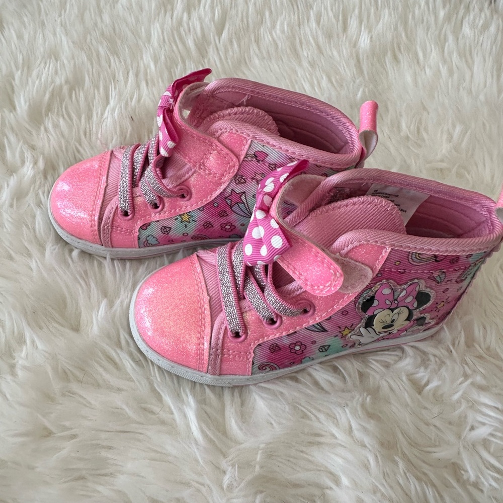 Harper cayon Disney Minnie  High-Top Sneakers Shoes Size 8